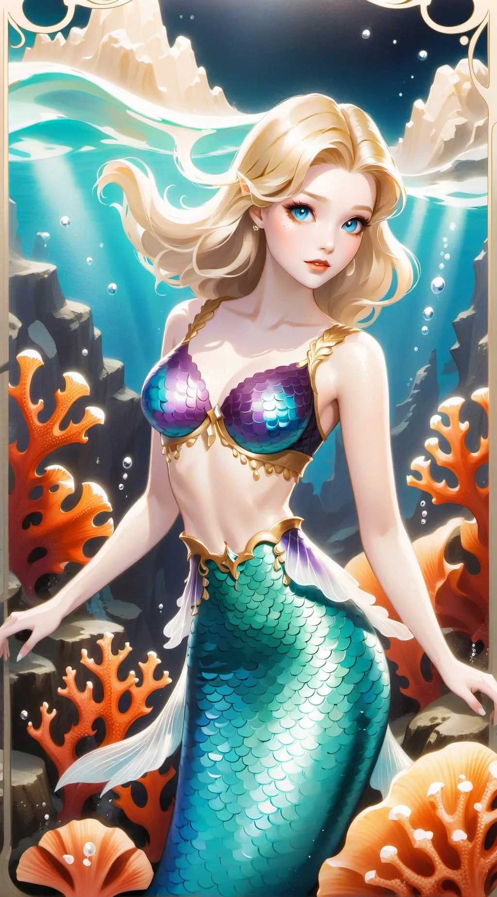 ai character: Marina  background