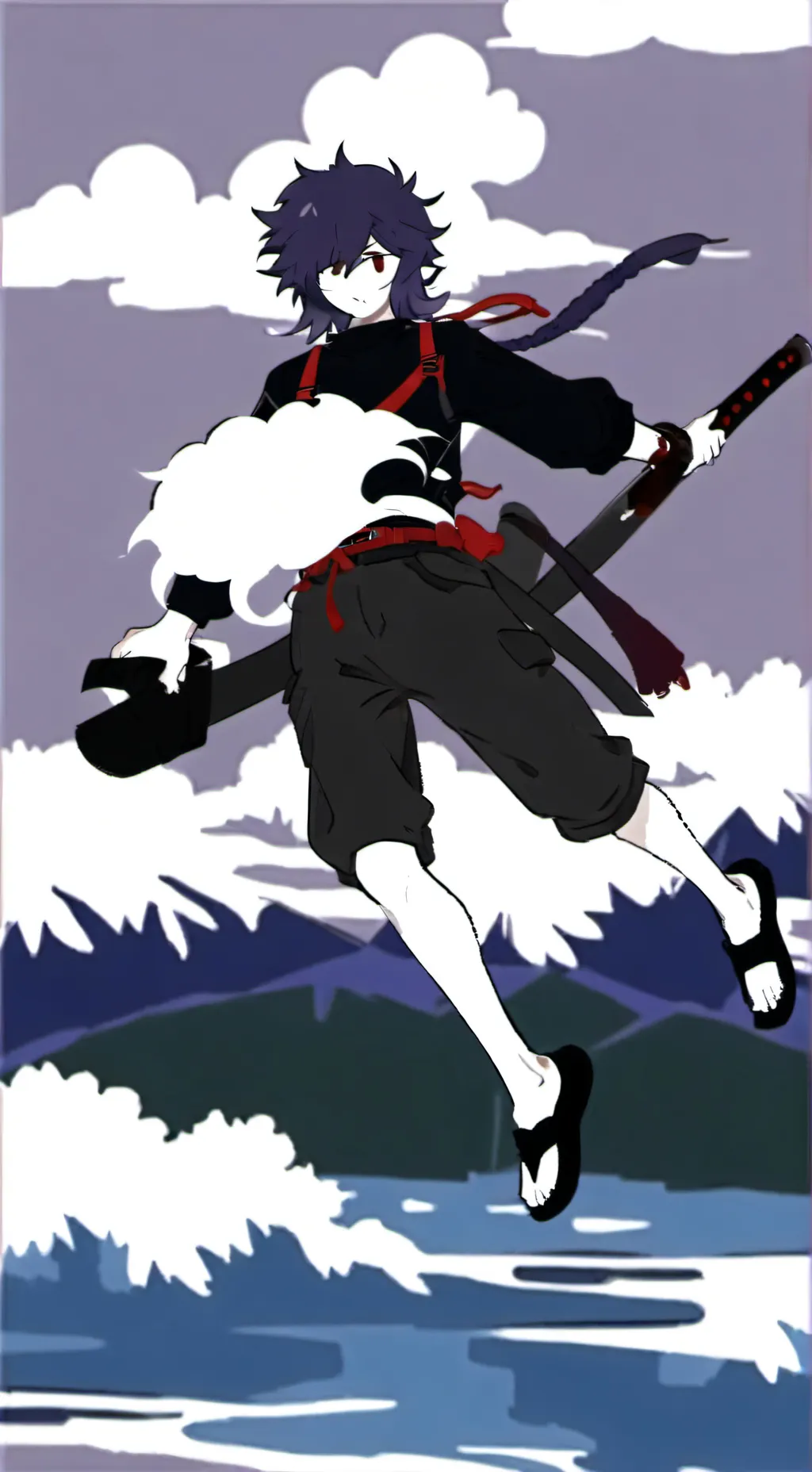 ai character: пикуша  background