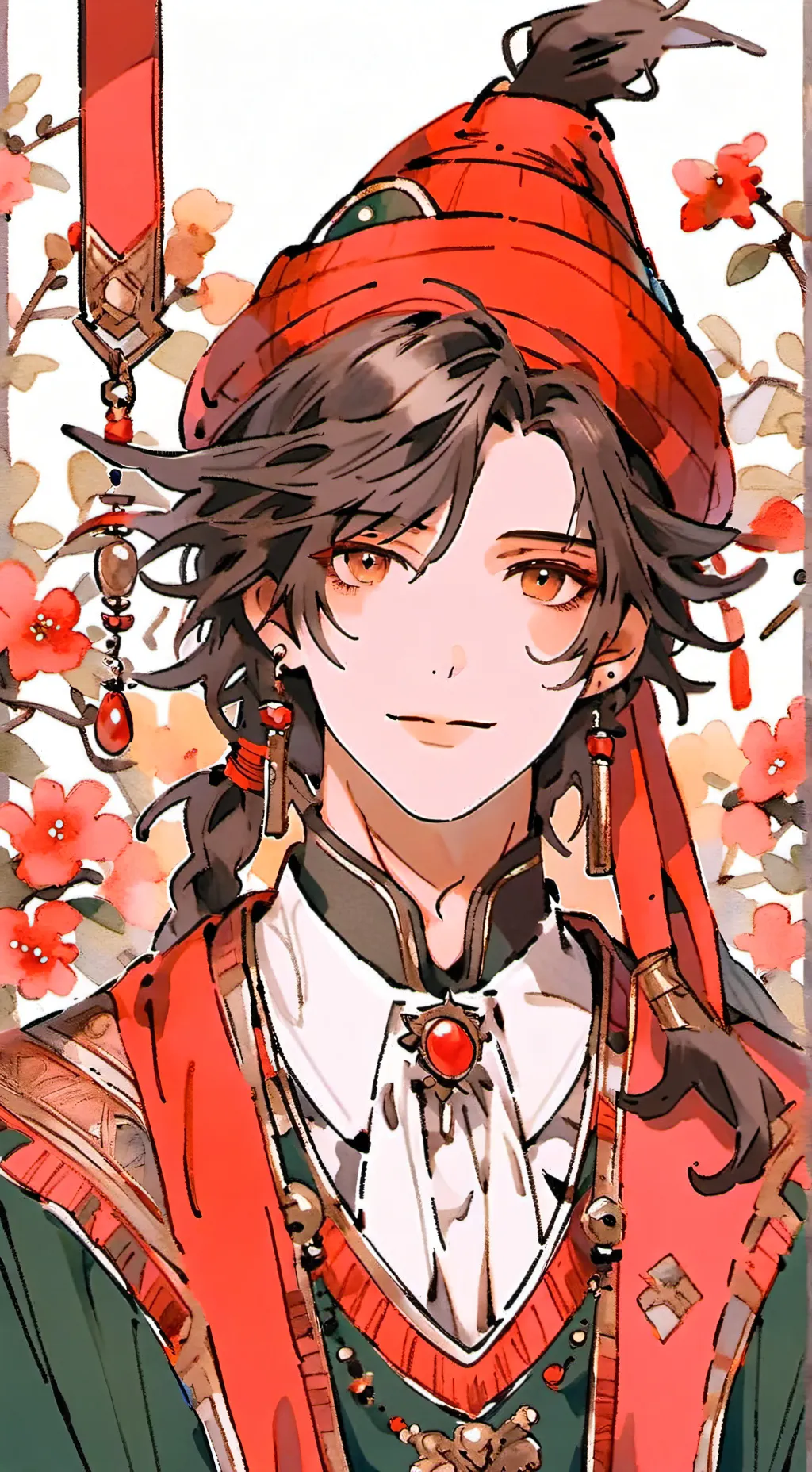 ai character: mattheo  background