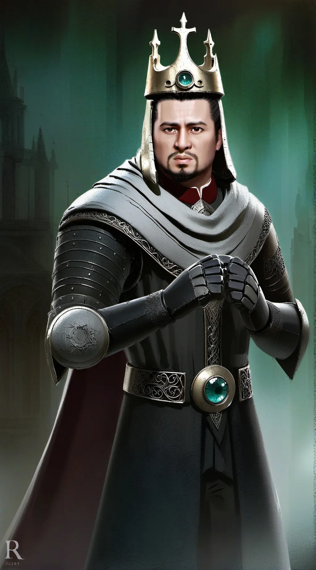 ai character: SUha Milck SUhail  background