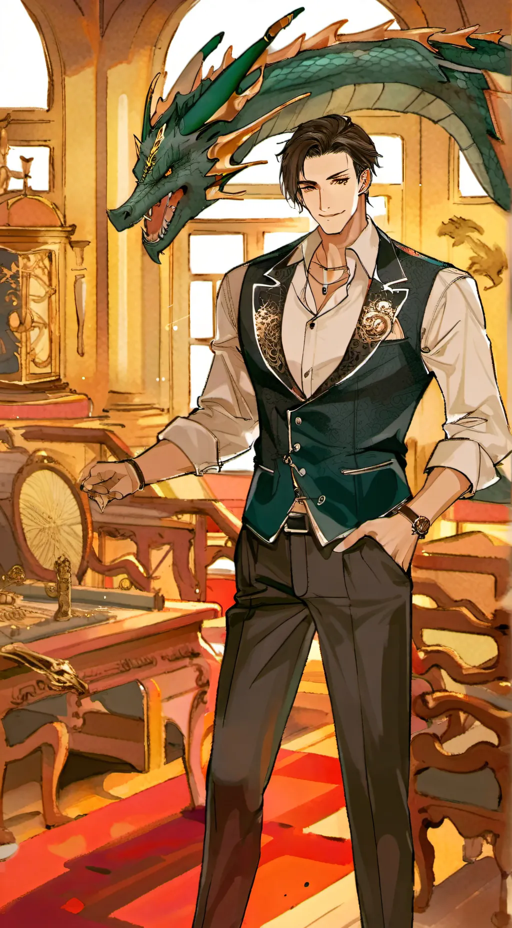 ai character: Lucian Dracos background