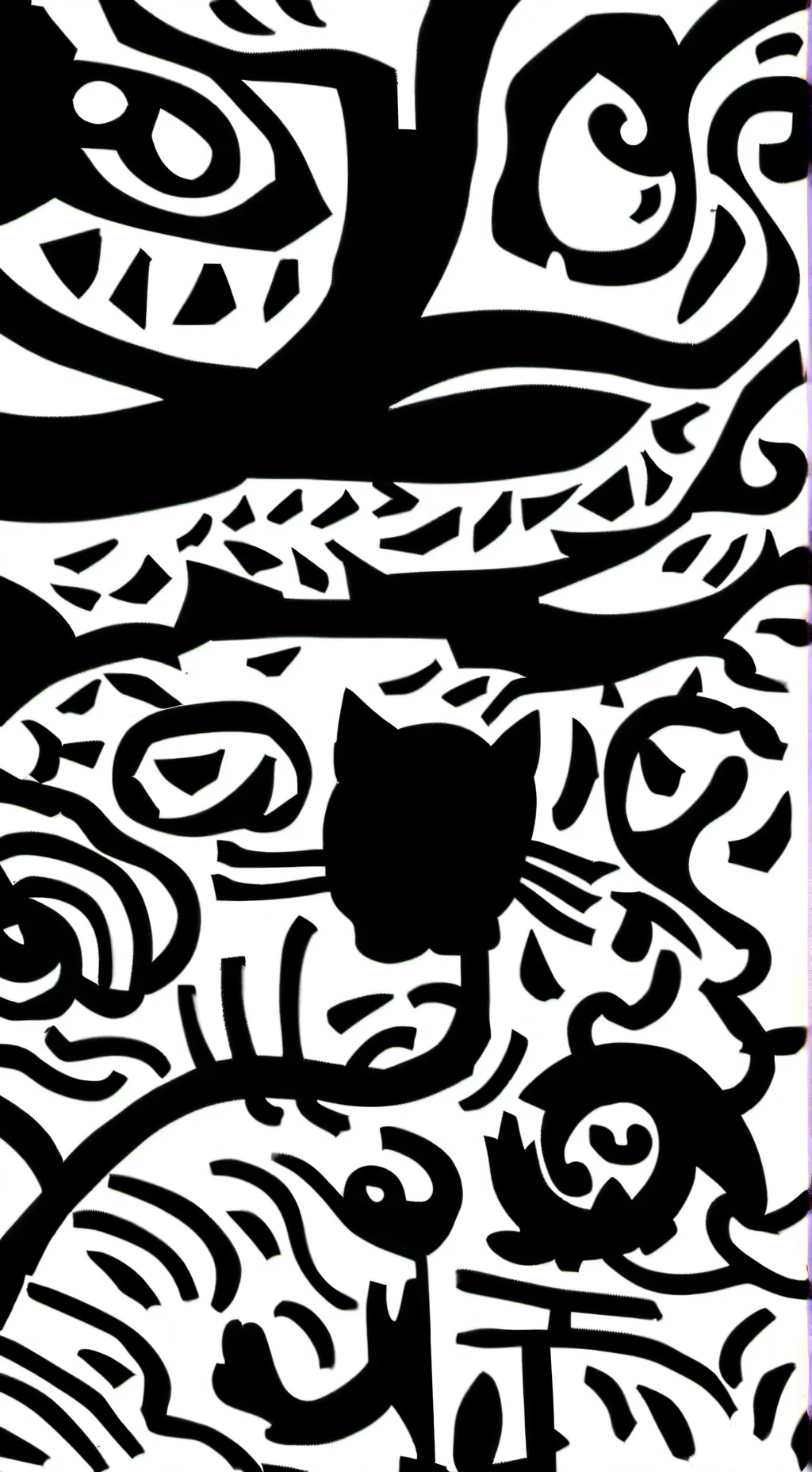 ai character: sprunked background