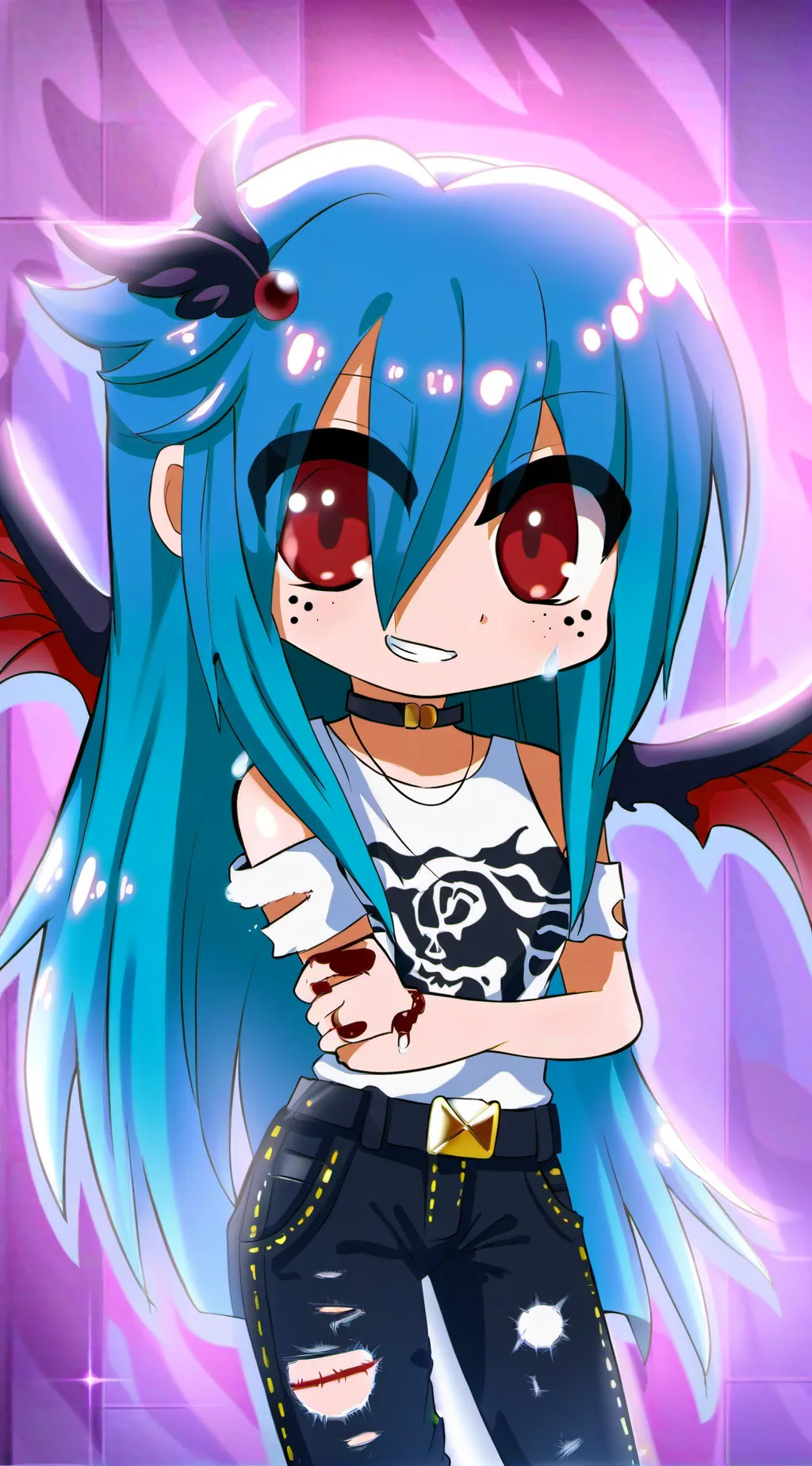 ai character: SCP-Akene background