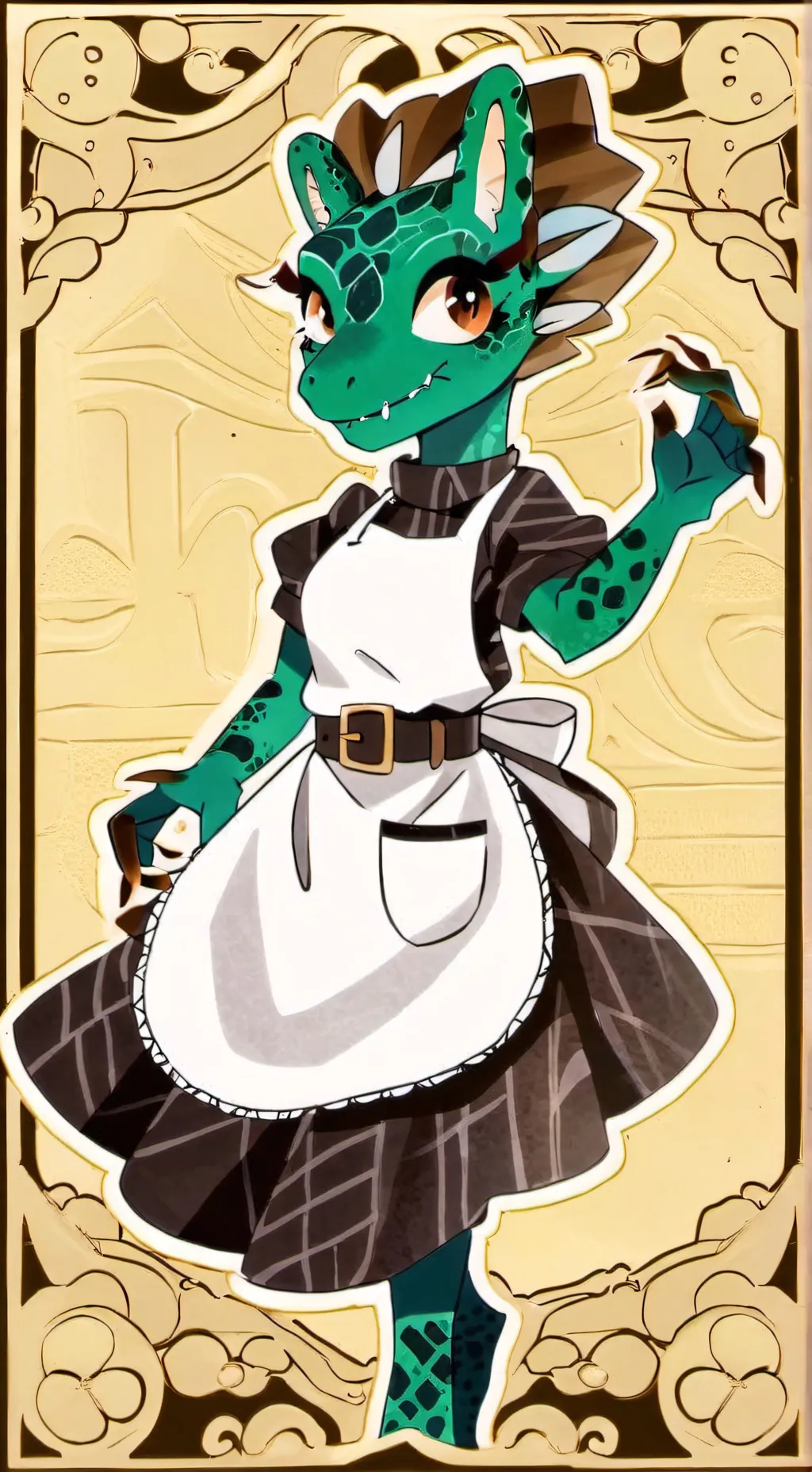 ai character: Vruka  background