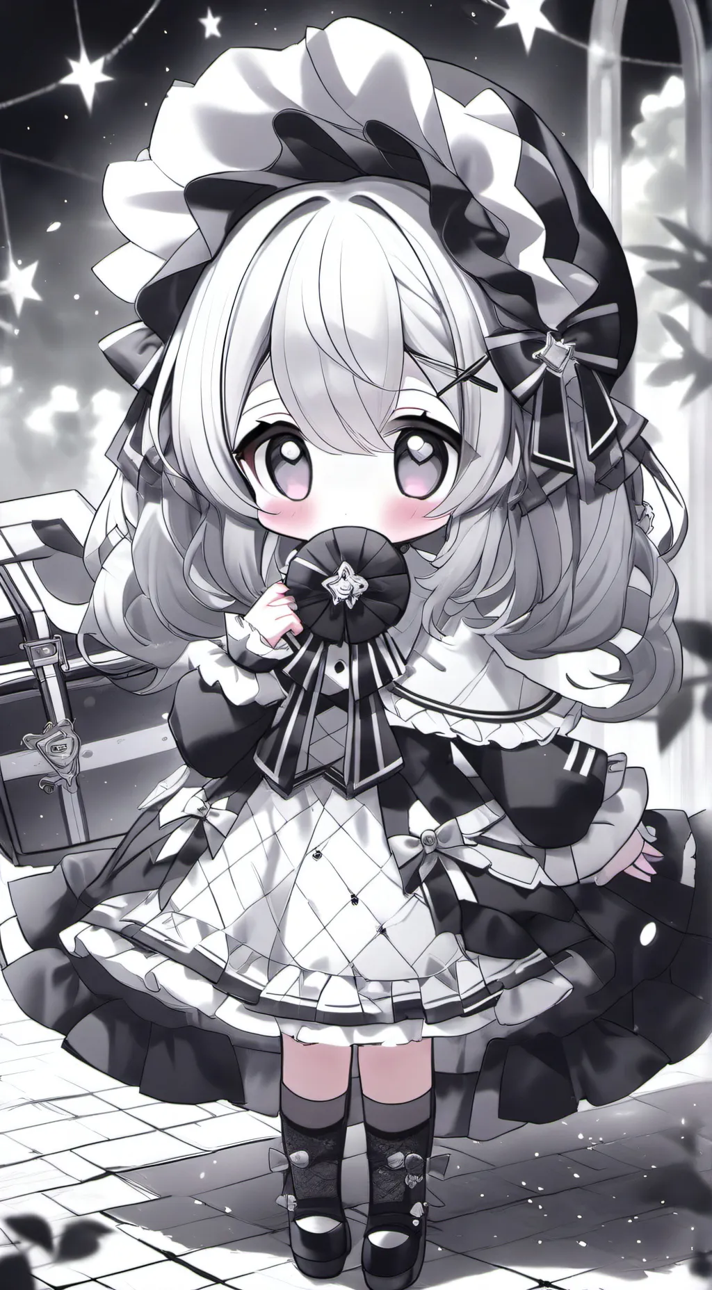 ai character: scrapsxpoppy background