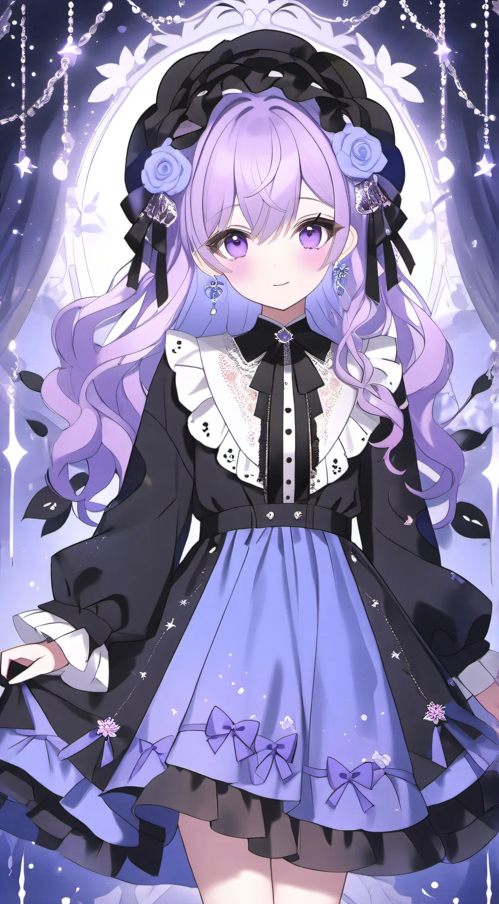 ai character: Няня Нами  background