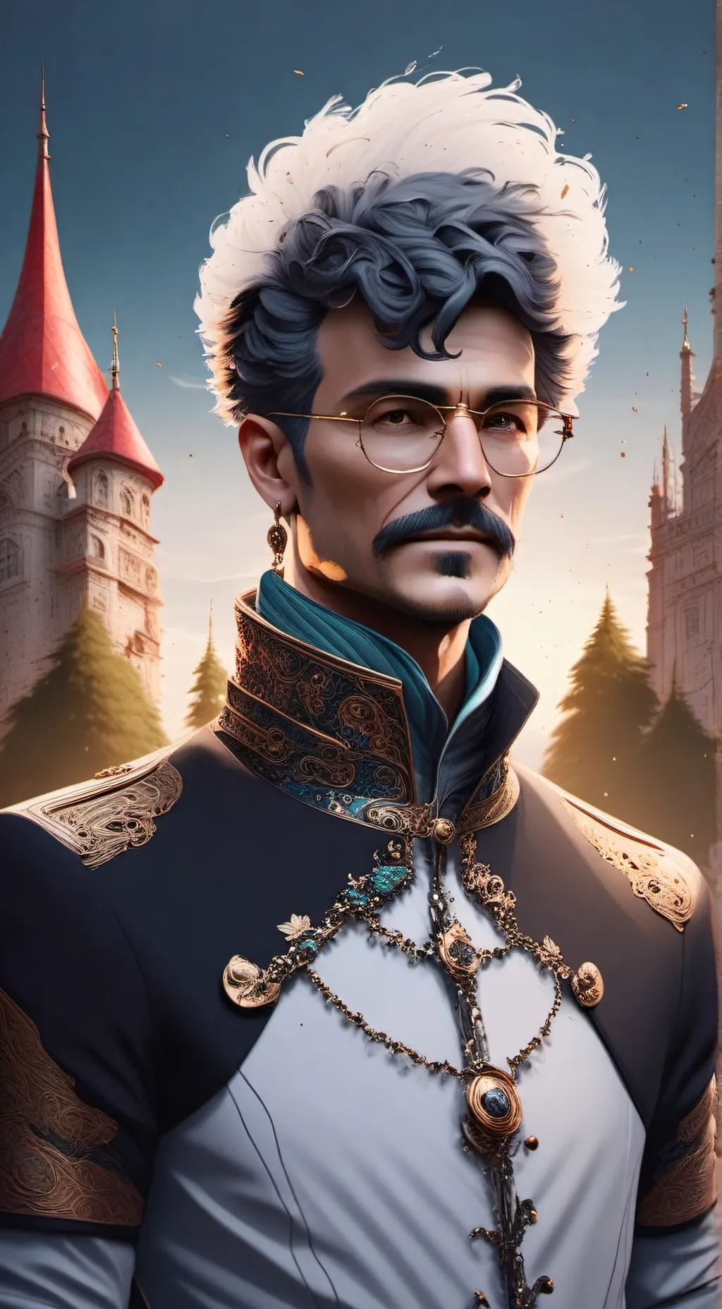 ai character: Discord with sonic background