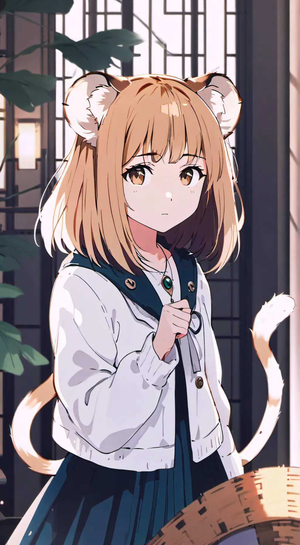 ai character: Stealthy Spirit Lynx background