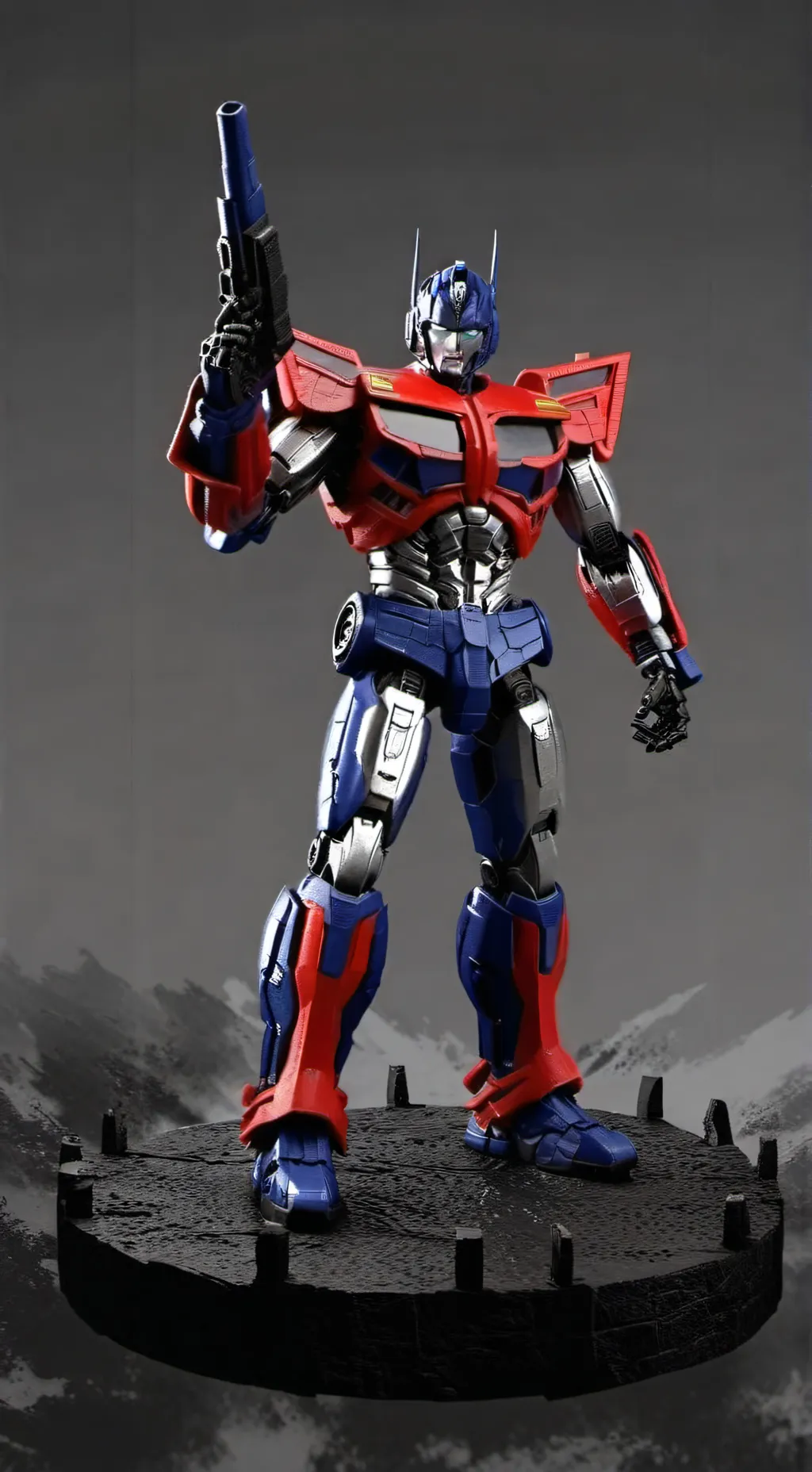 ai character: optimus prime background
