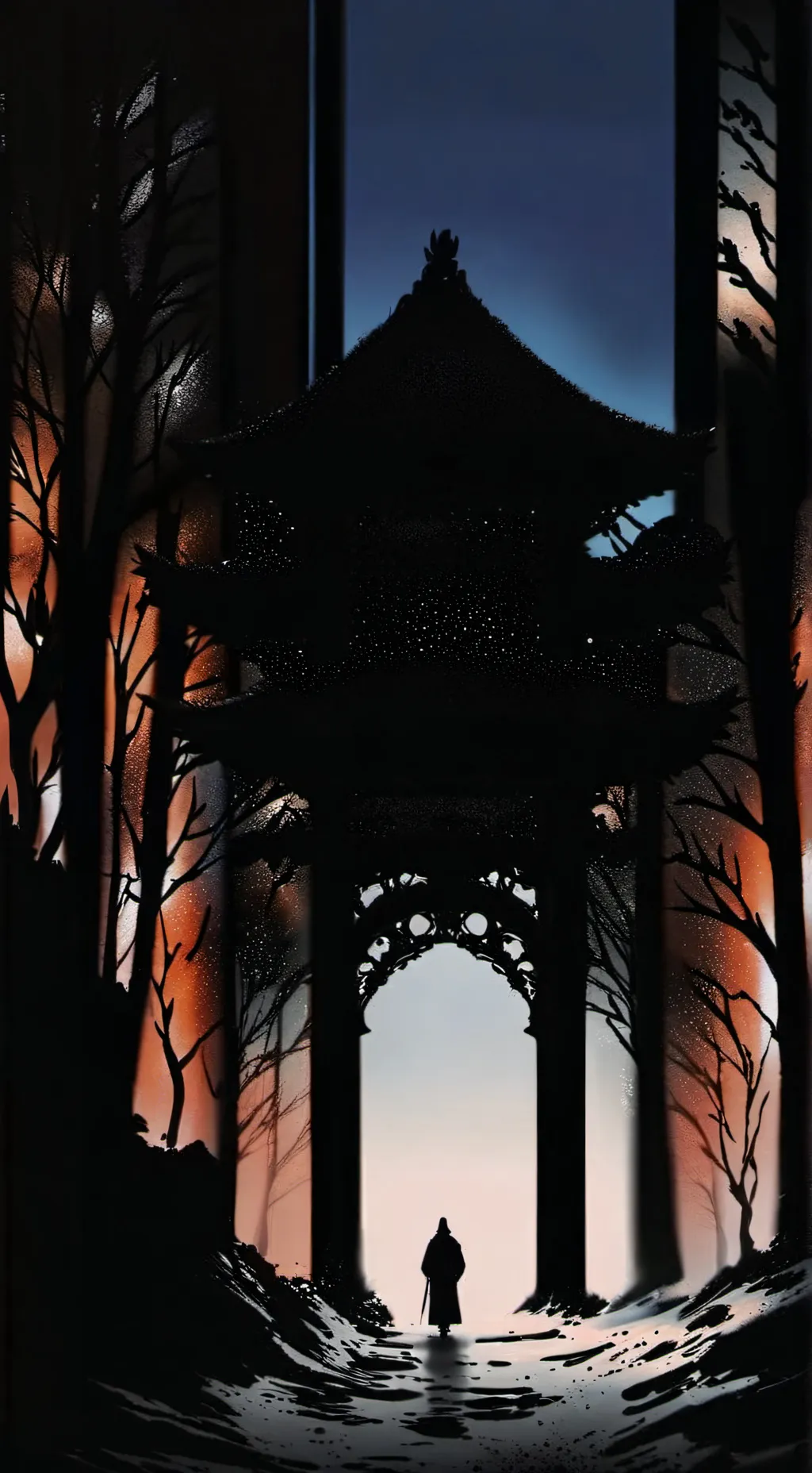 ai character: mha vs dark deku background