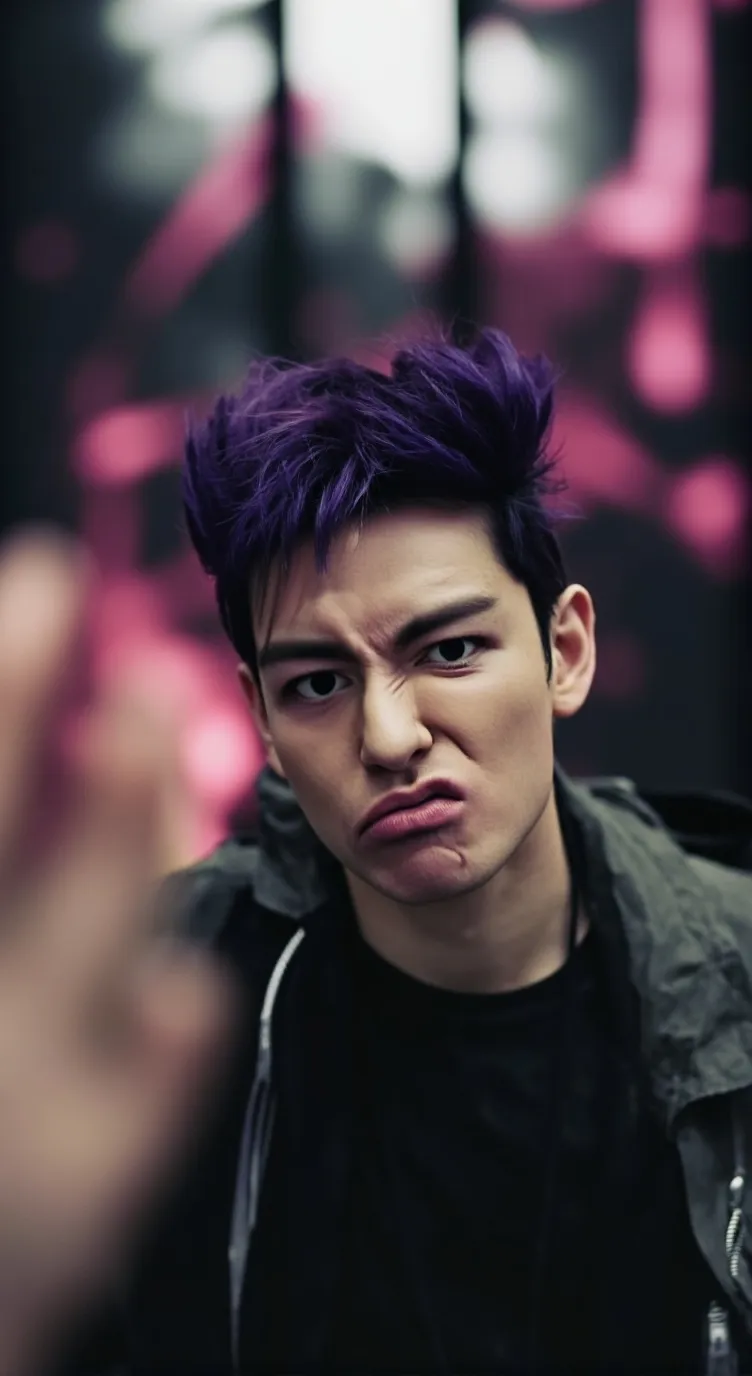 ai character: Thanos  background