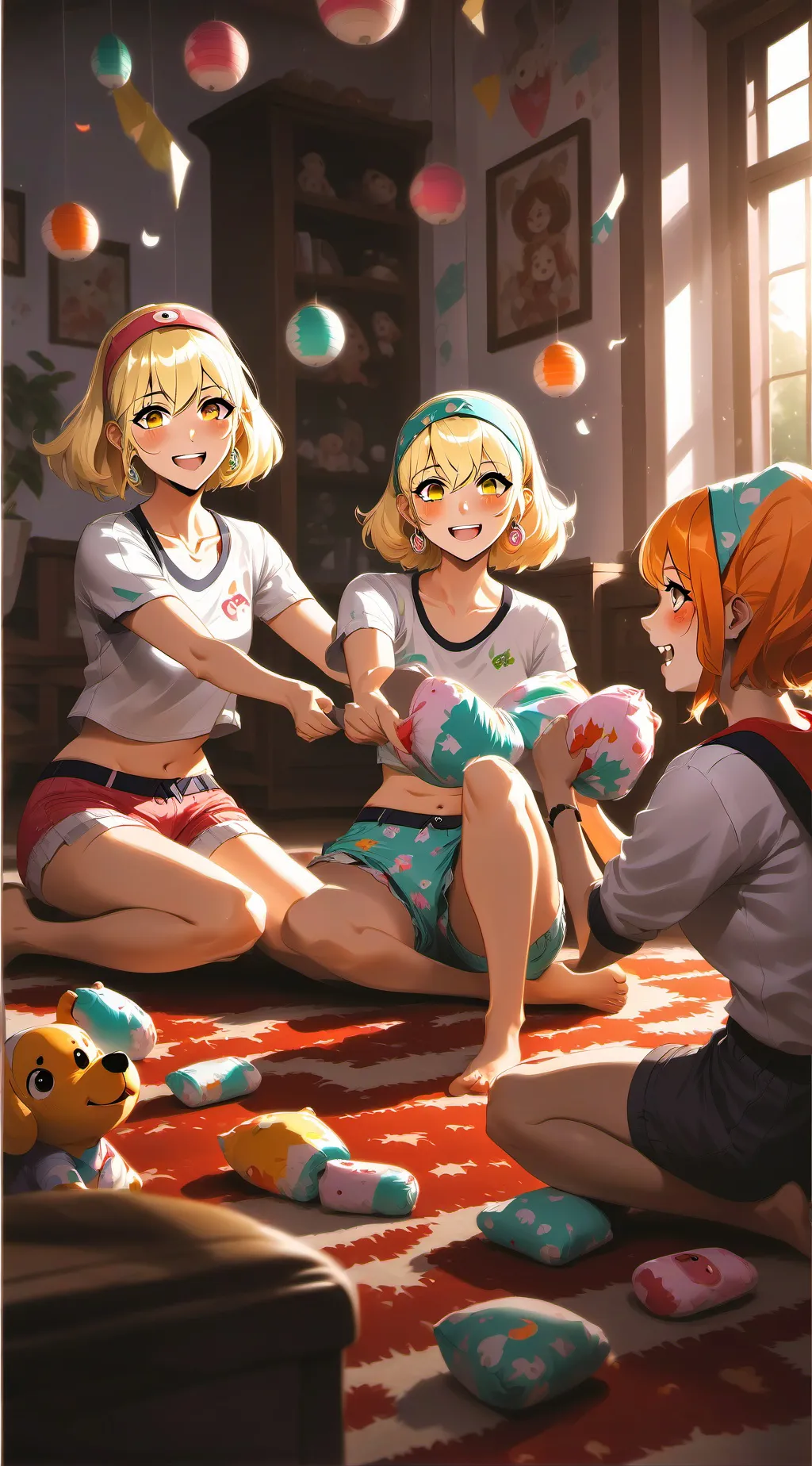 ai character: Your Girls  background