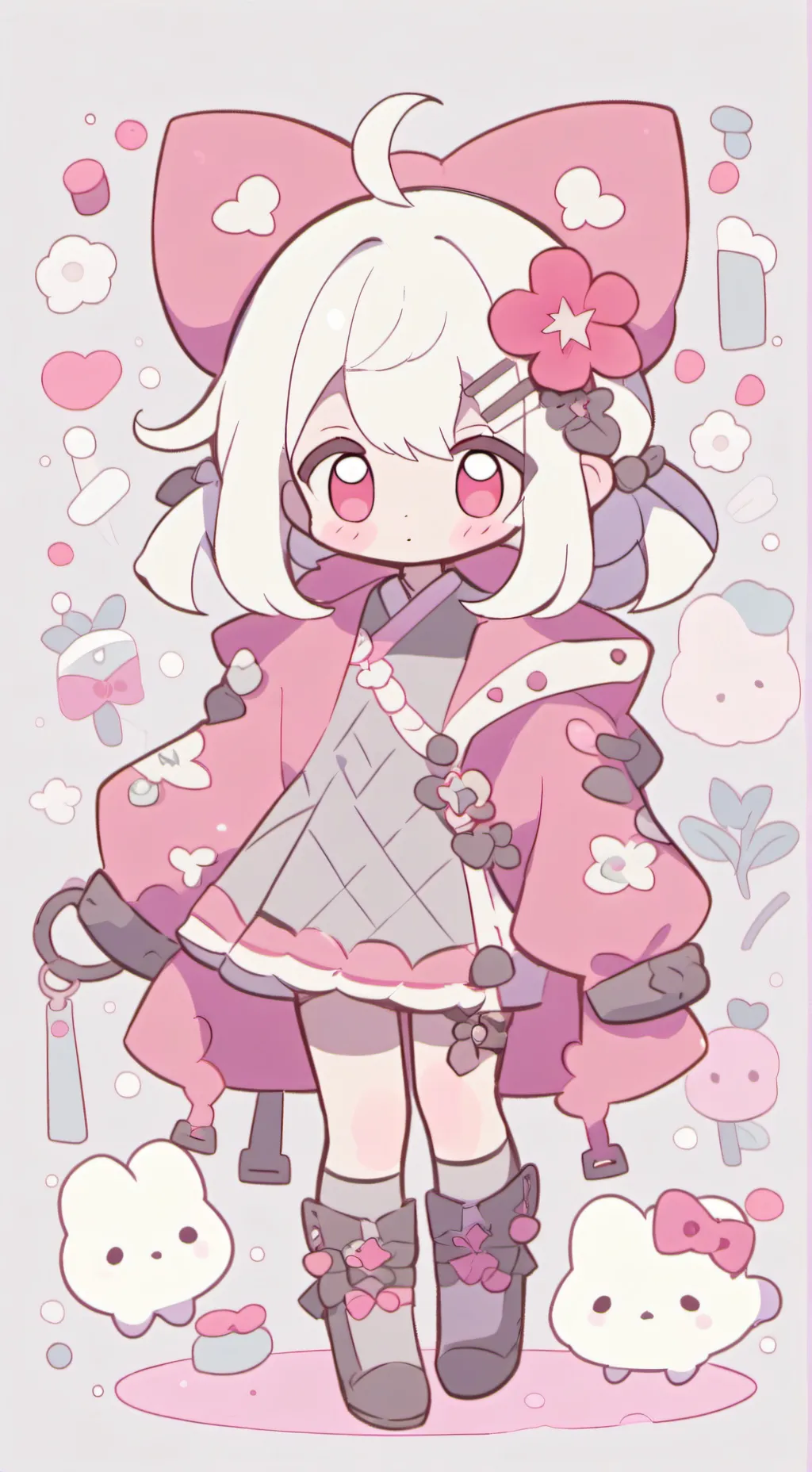 ai character: Something weird... background