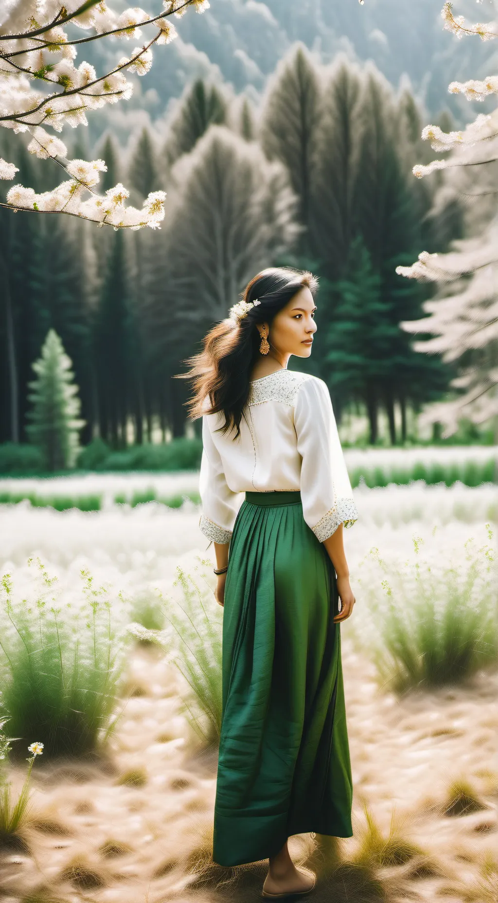 ai character: serenity   background