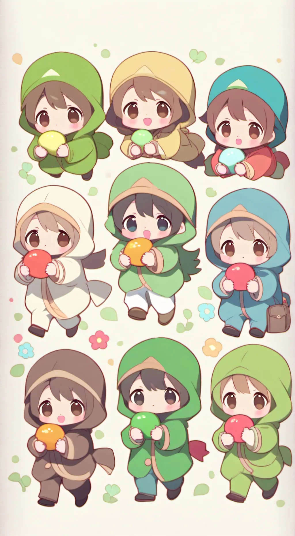 ai character: bebe abandonada background