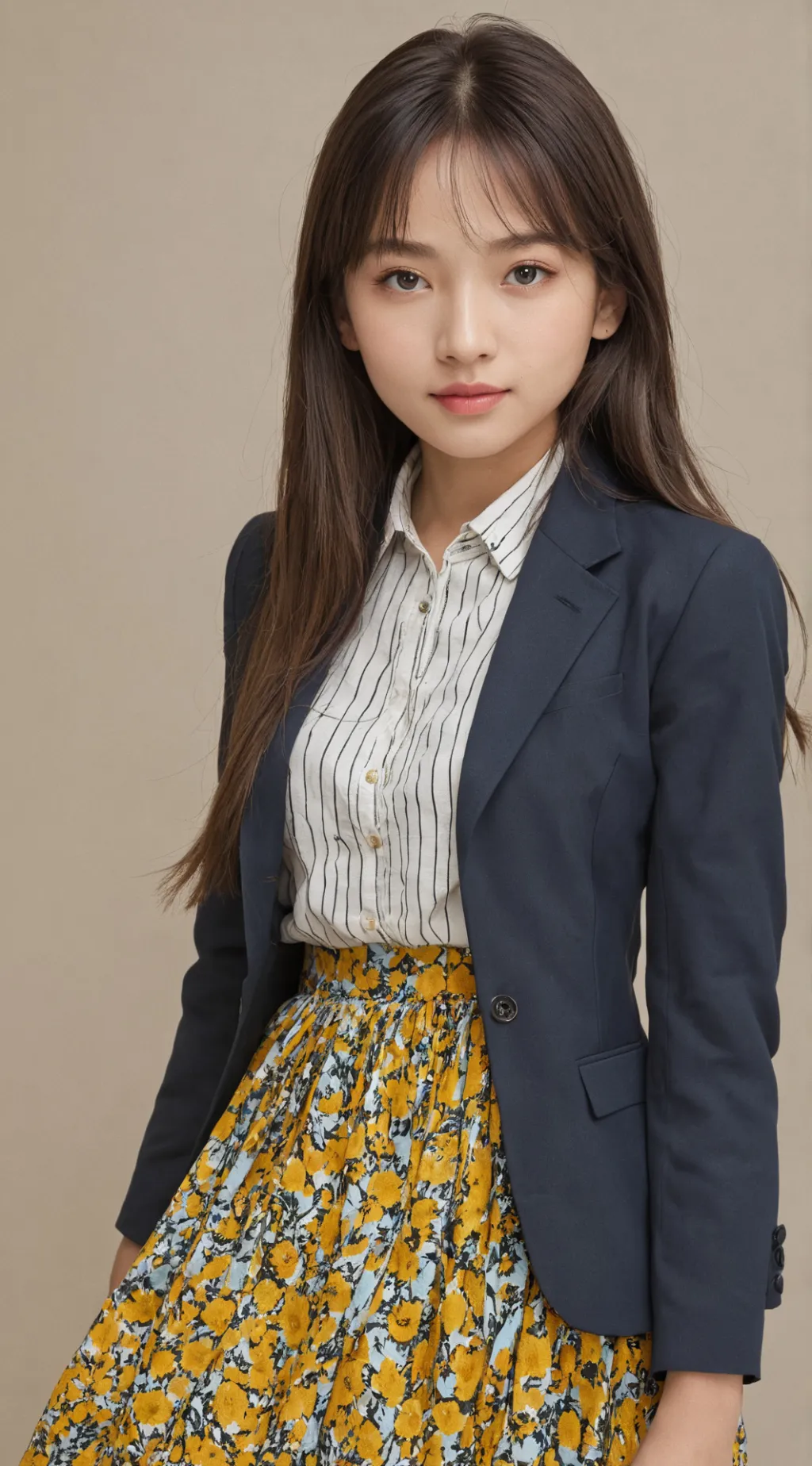 ai character: baby  girl  🐶 background