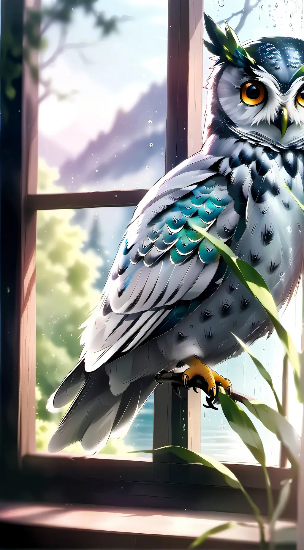 ai character: Zephyr Mirrornight background