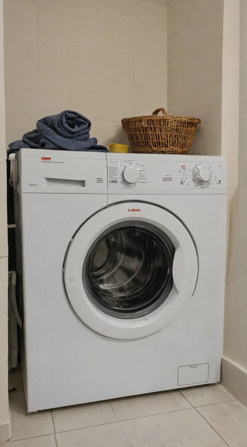 ai character: lavadora background