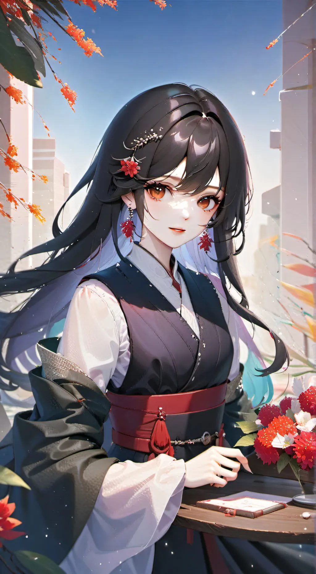 ai character: kny te odia background