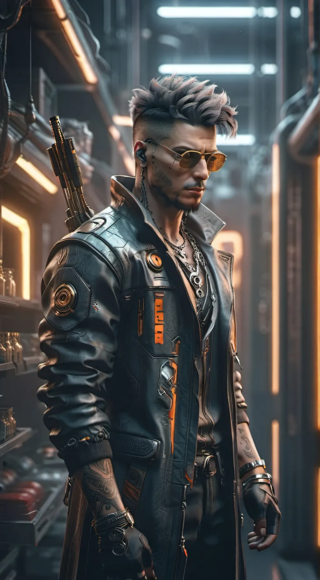 ai character: Маркус background