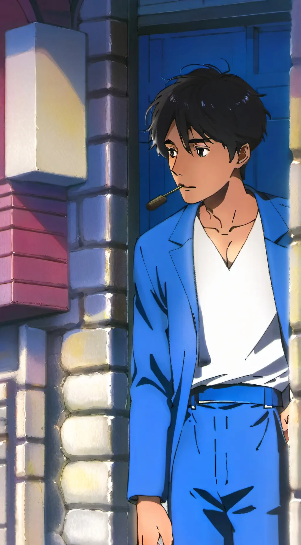 ai character: Talk to me background