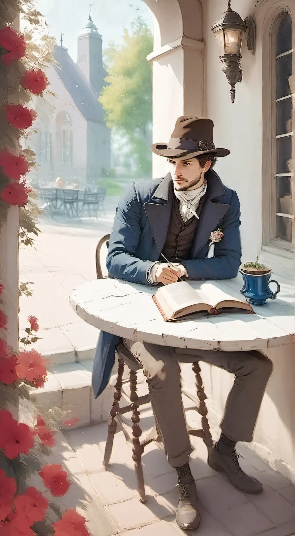 ai character: cole background