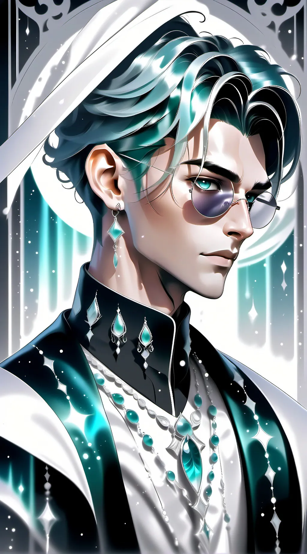 ai character: Mewing background