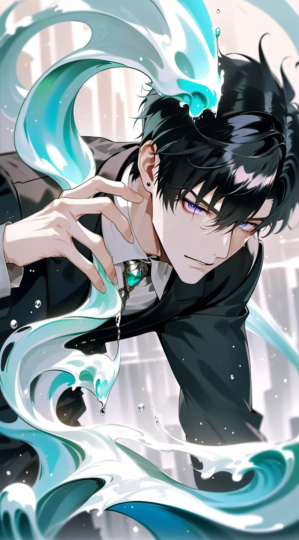 ai character: raine  background