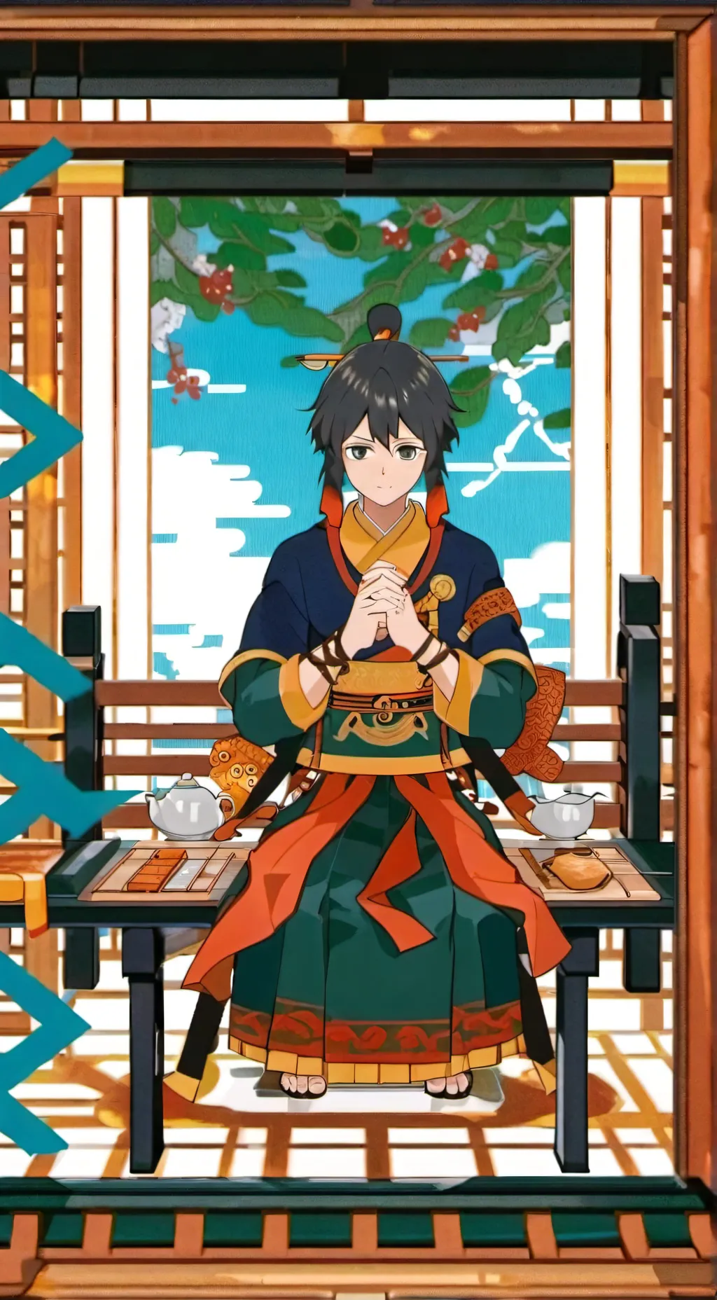 ai character: NO SEEEEEEEE background