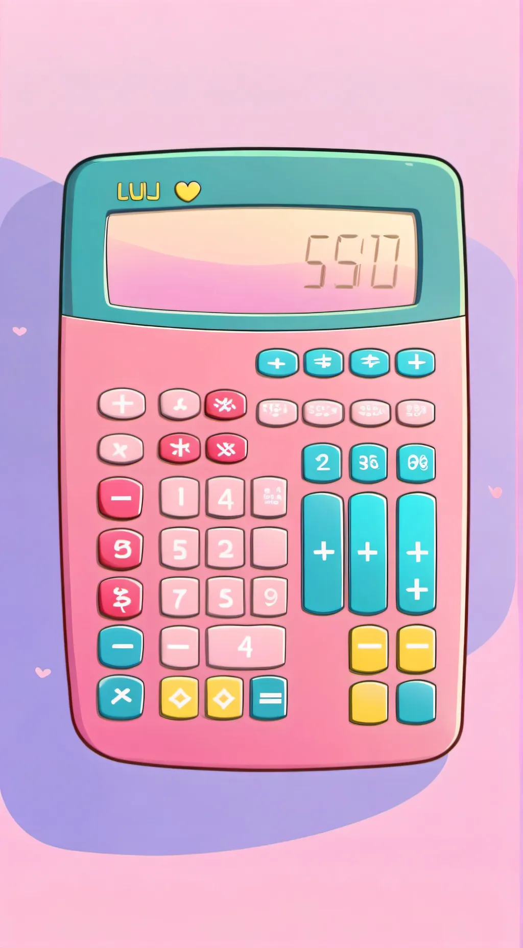 ai character: crush calculator ❤ background