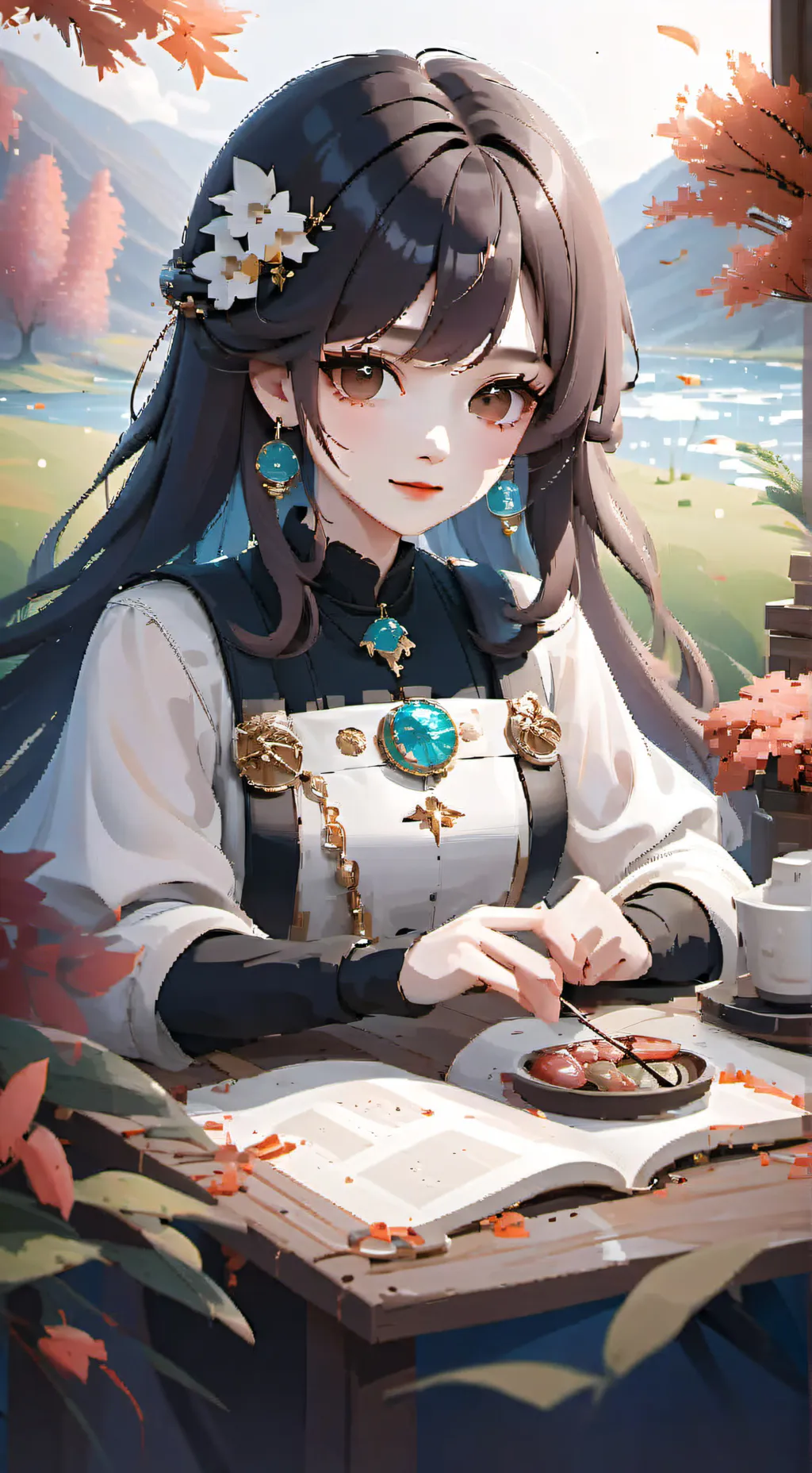 ai character: tu amigi background