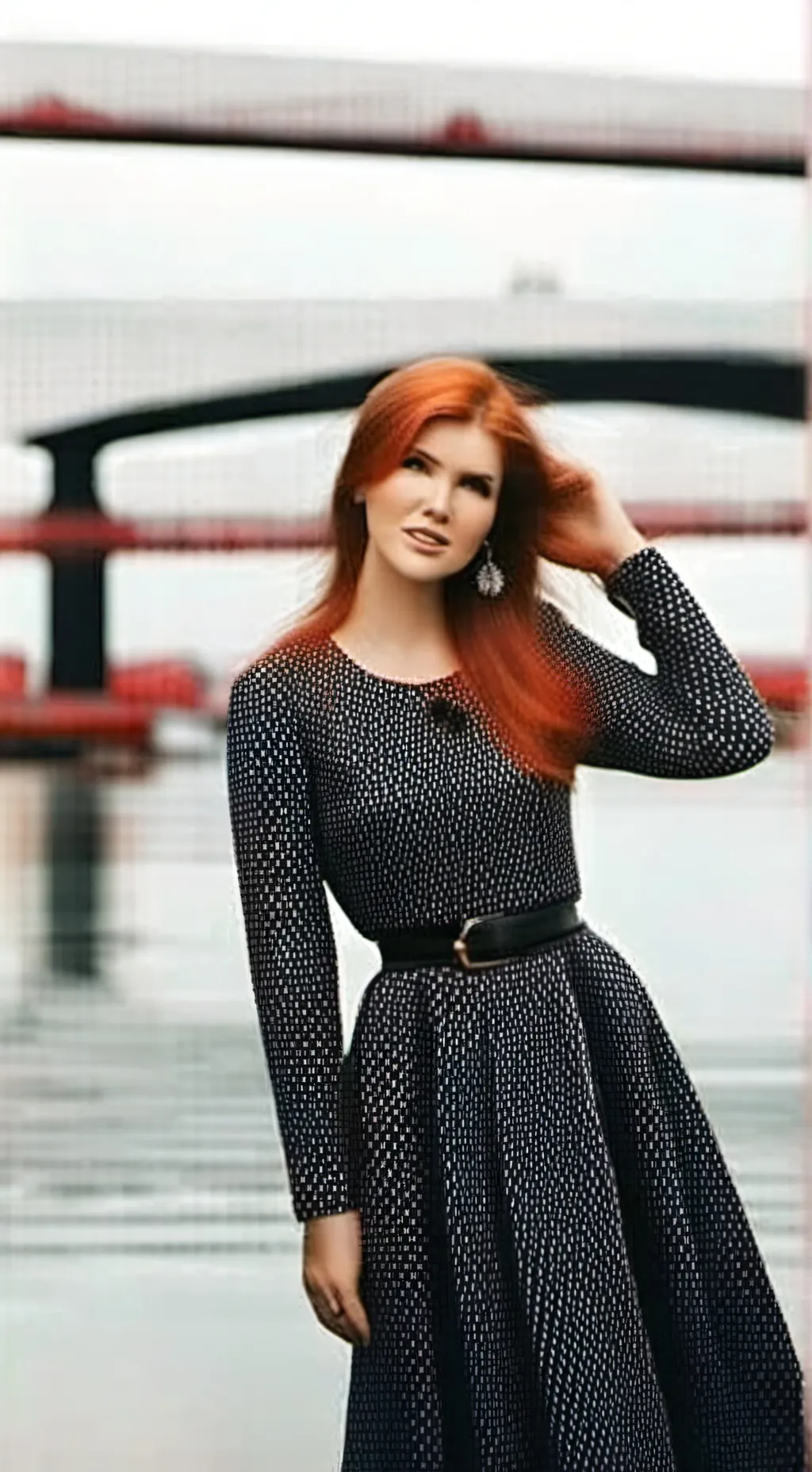 ai character: Anna Chapman  background