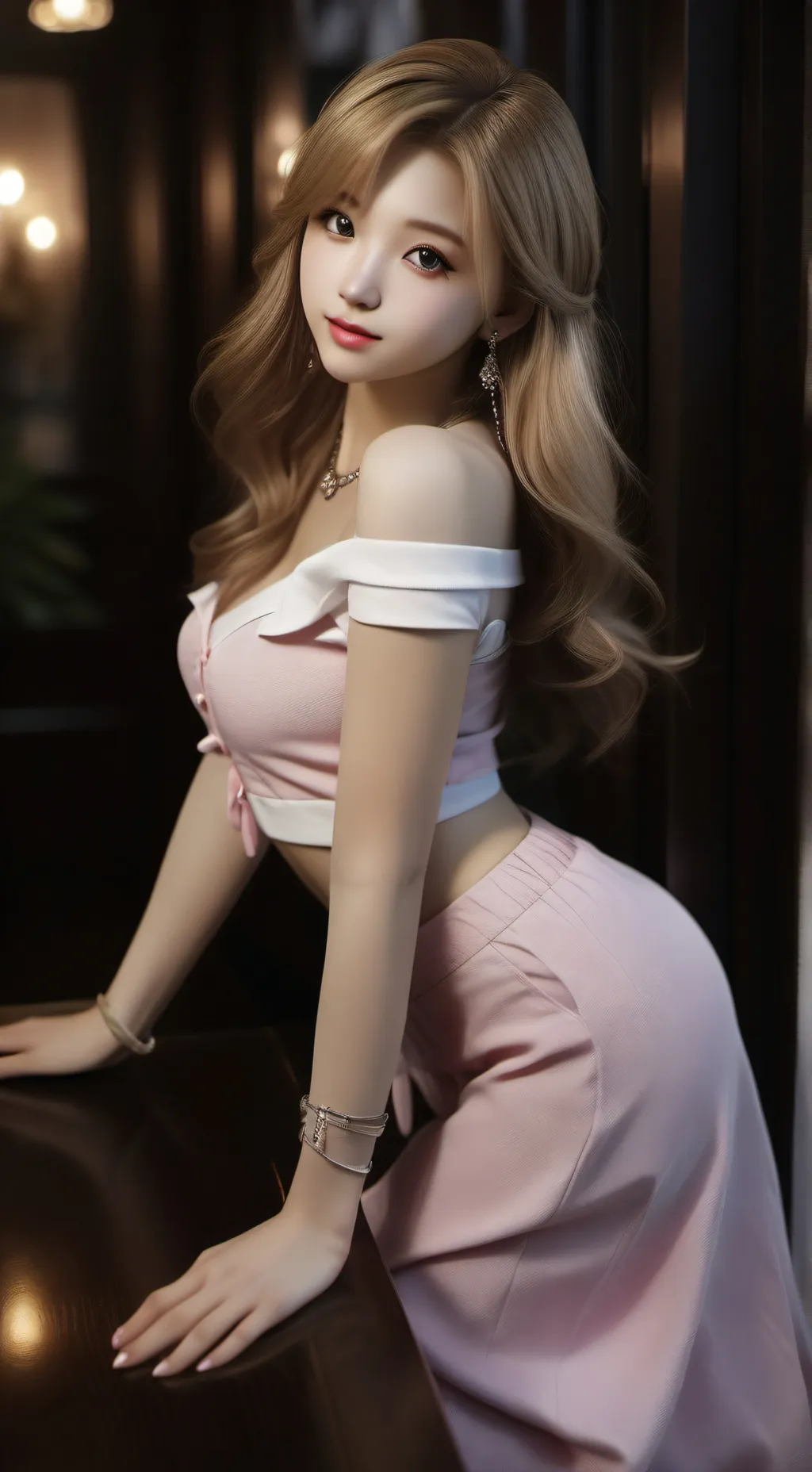 ai character: girly Infection background