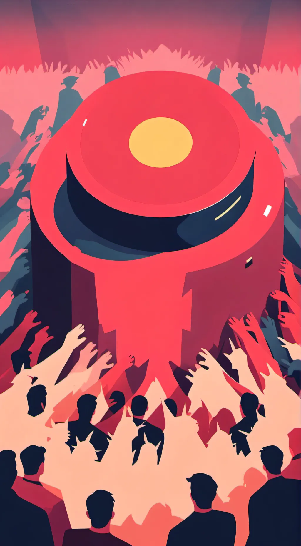 ai character: DW, THE BUTTON background