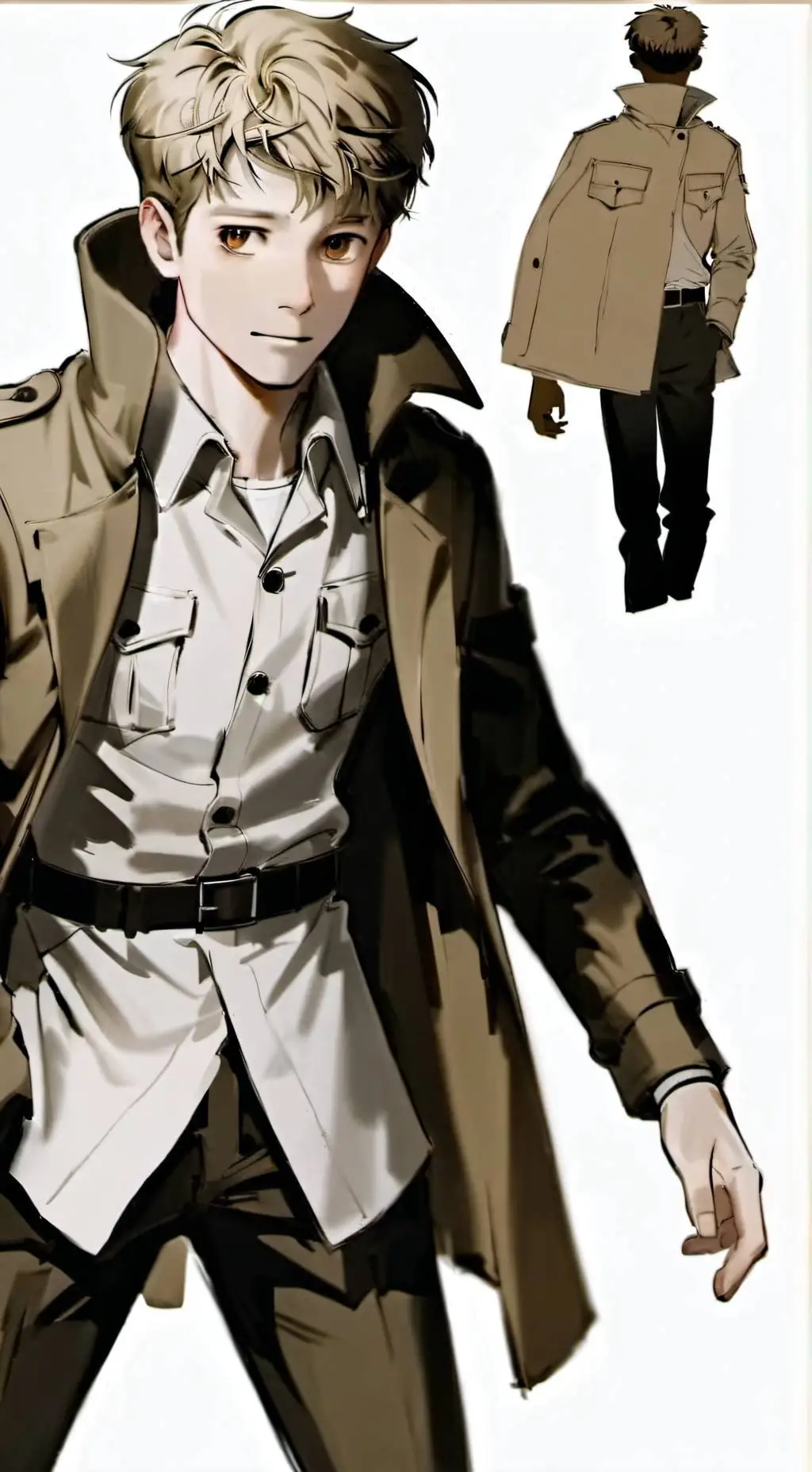 ai character: Mono  background