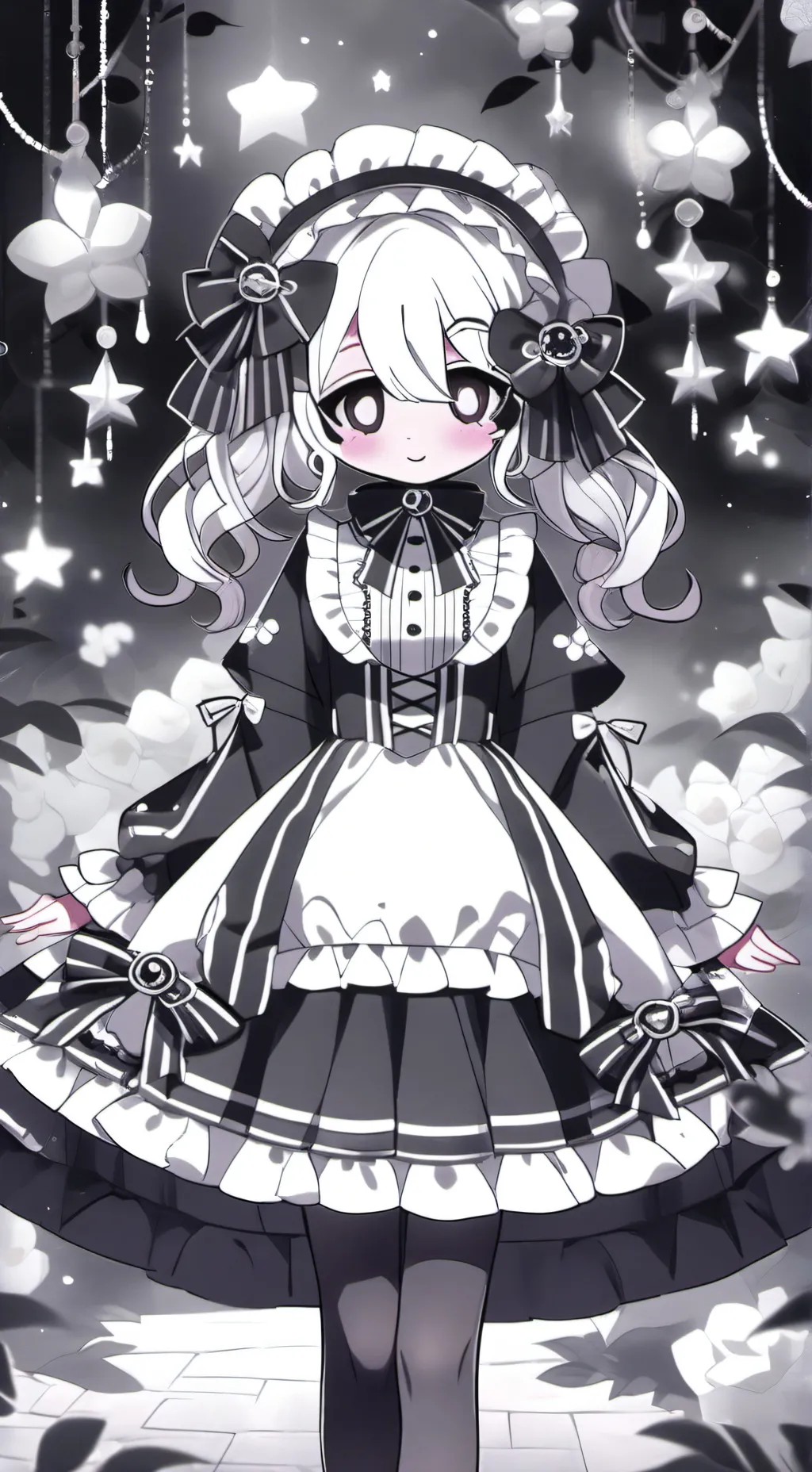 ai character: smiling criters  background