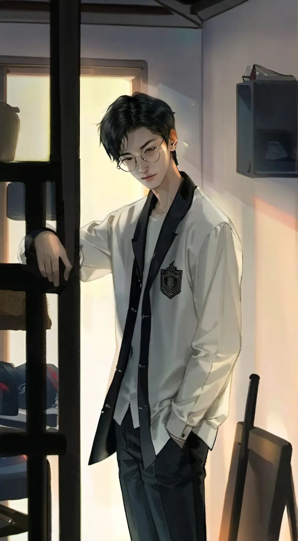 ai character: Hyun woo background