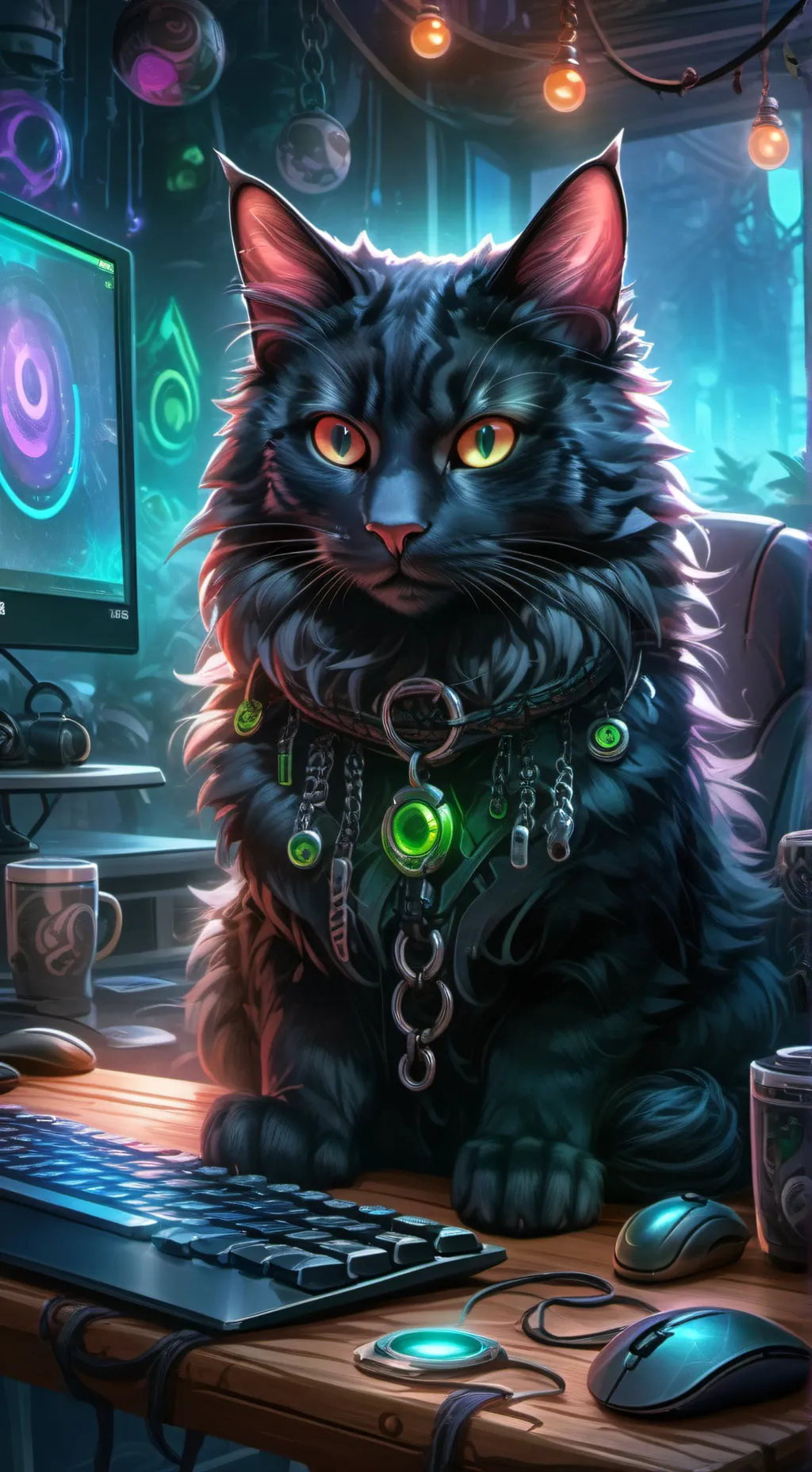 ai character: Byte background