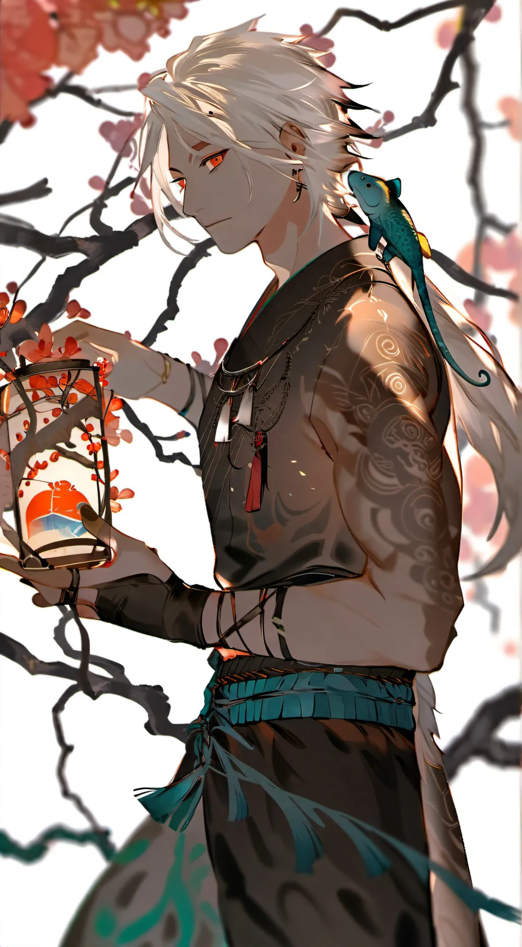 ai character: Chameleon Spirit background