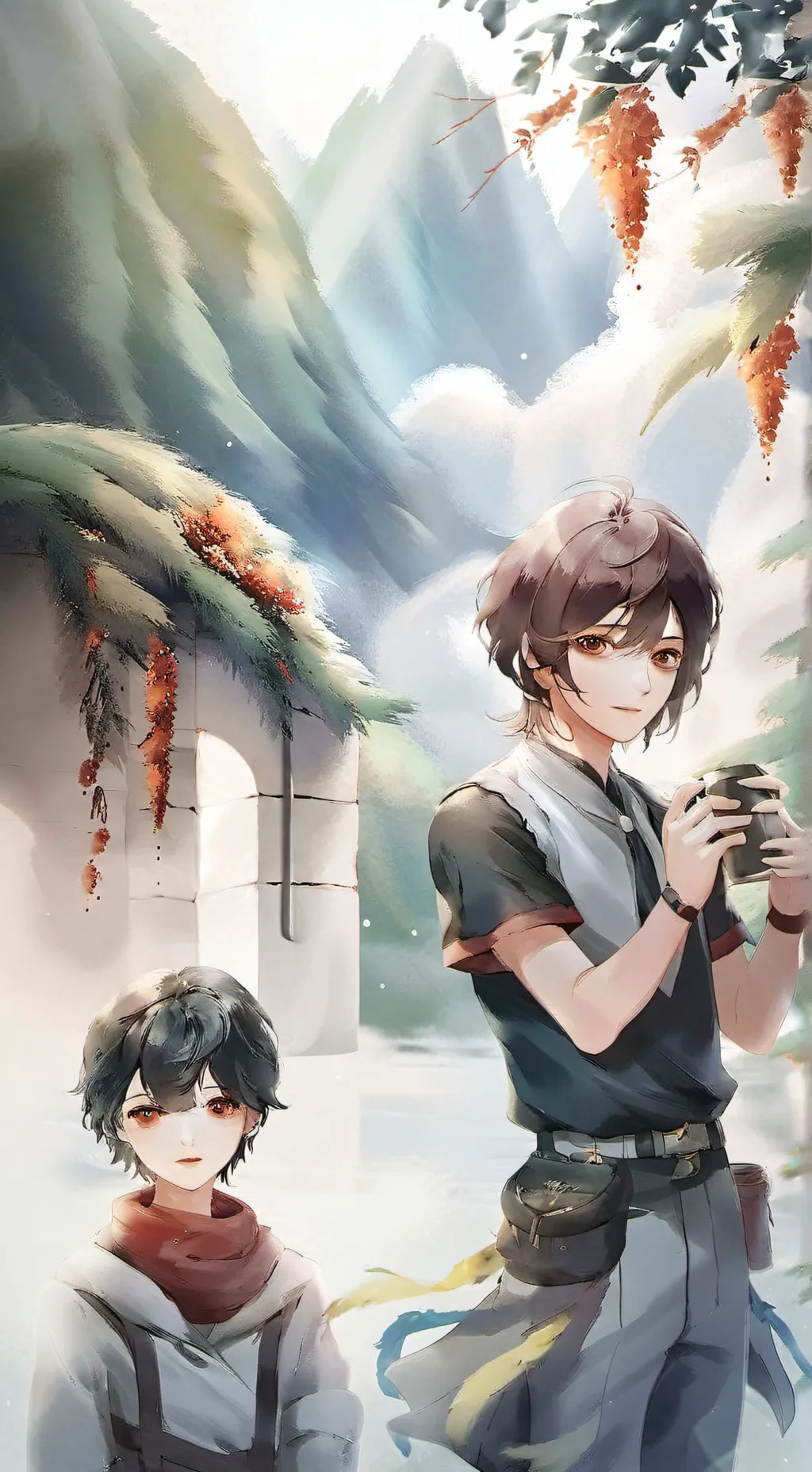 ai character: same shinagami xD background