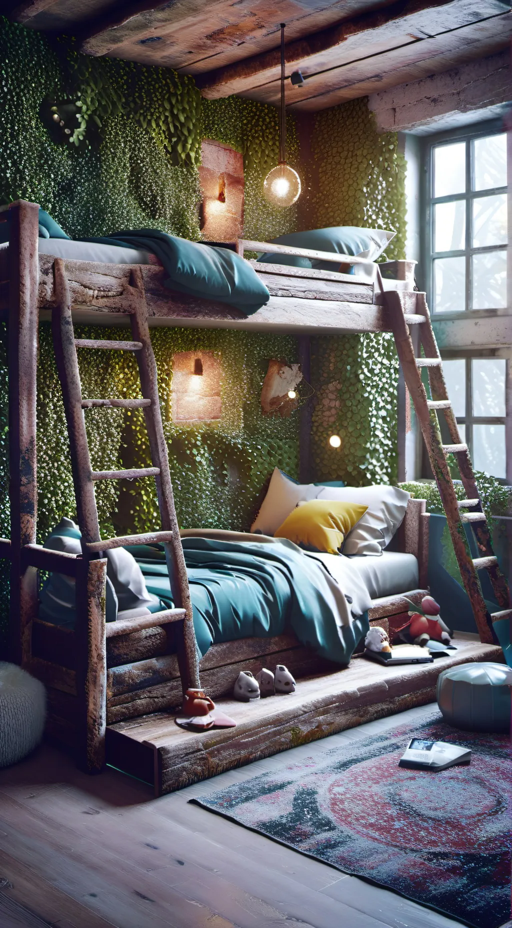 ai character: MHA sleepover background