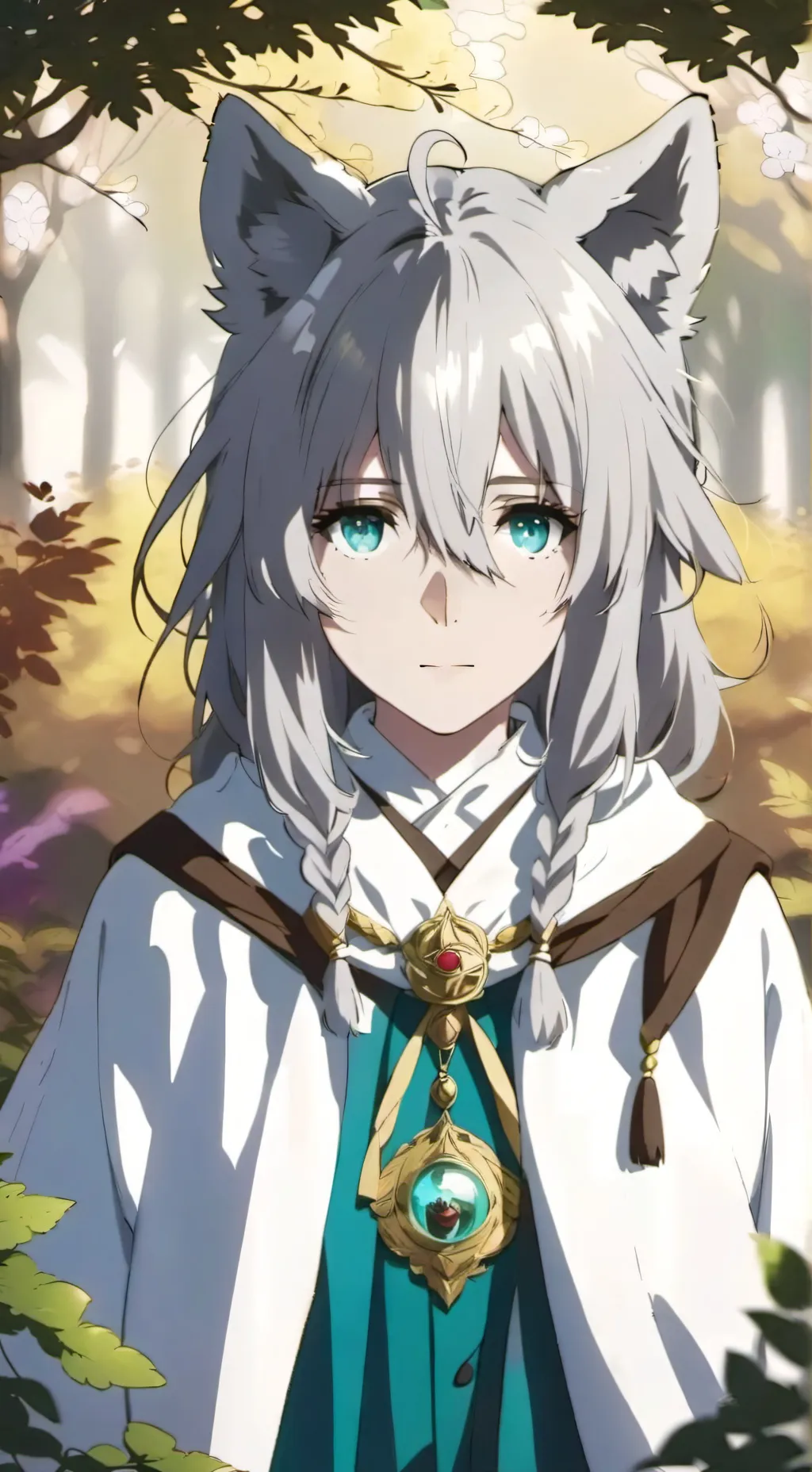 ai character: amber background