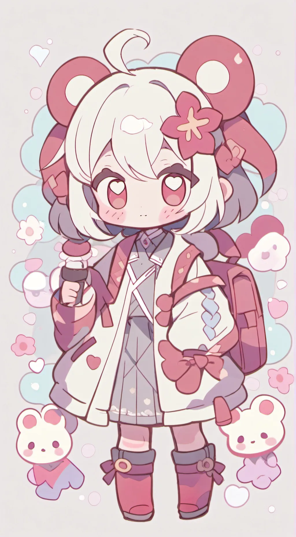 ai character: luna background