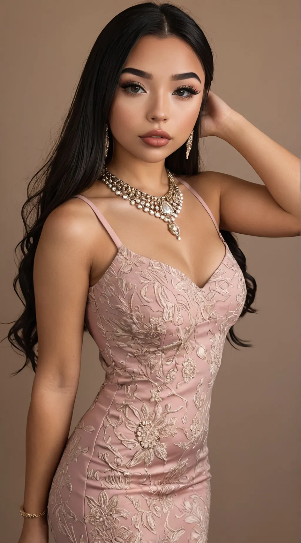 ai character: Ashley  background