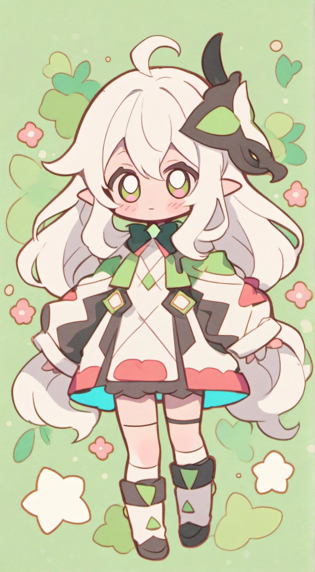 ai character: Ashley  background