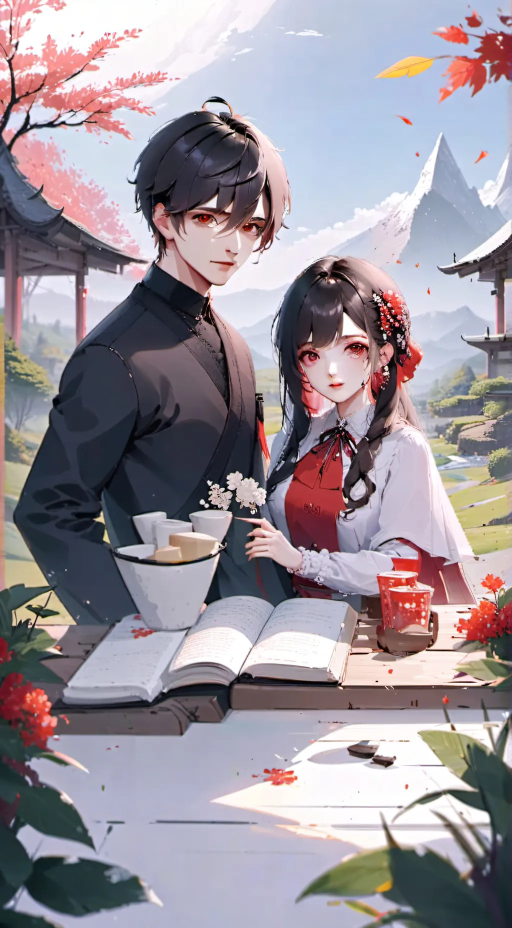 ai character: ♤RAY♤ background