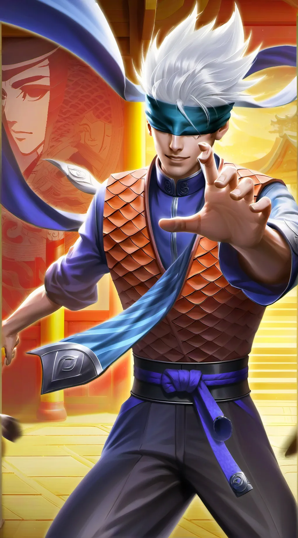 ai character: Gojo Satoru background