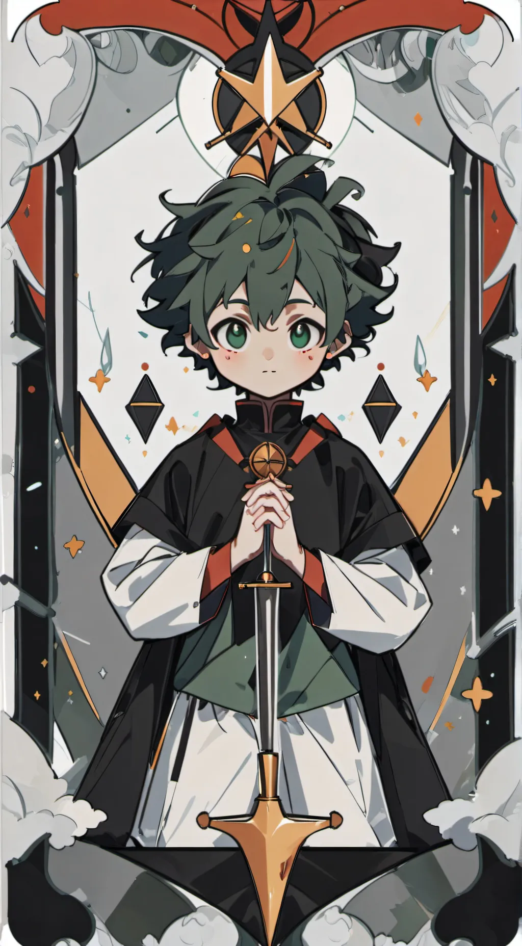 ai character: Deku tu background