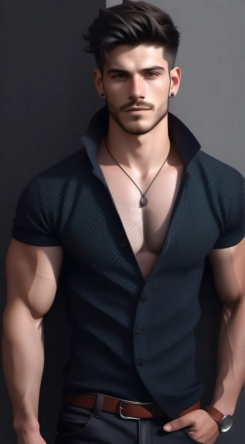 ai character: Adrian  background