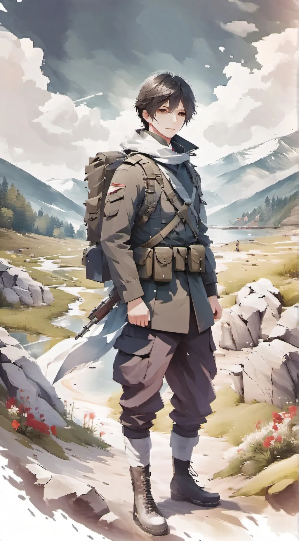 ai character: Akira Tanaka background